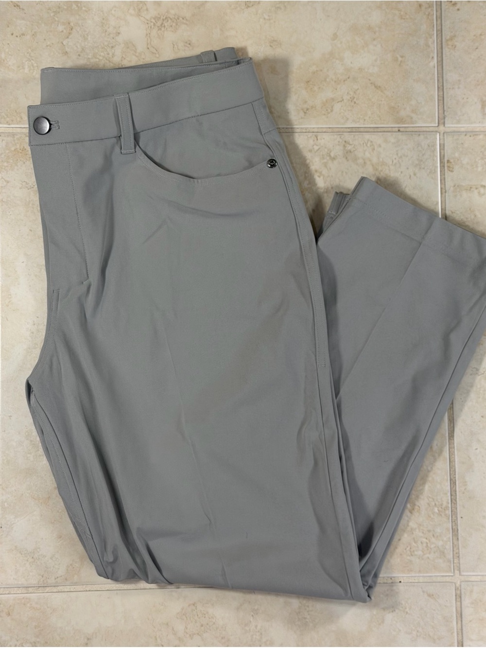 Lululemon ABC Pant Classic " Warpstreme Size 33 ⛳️ Riverstone RVSN 76176
